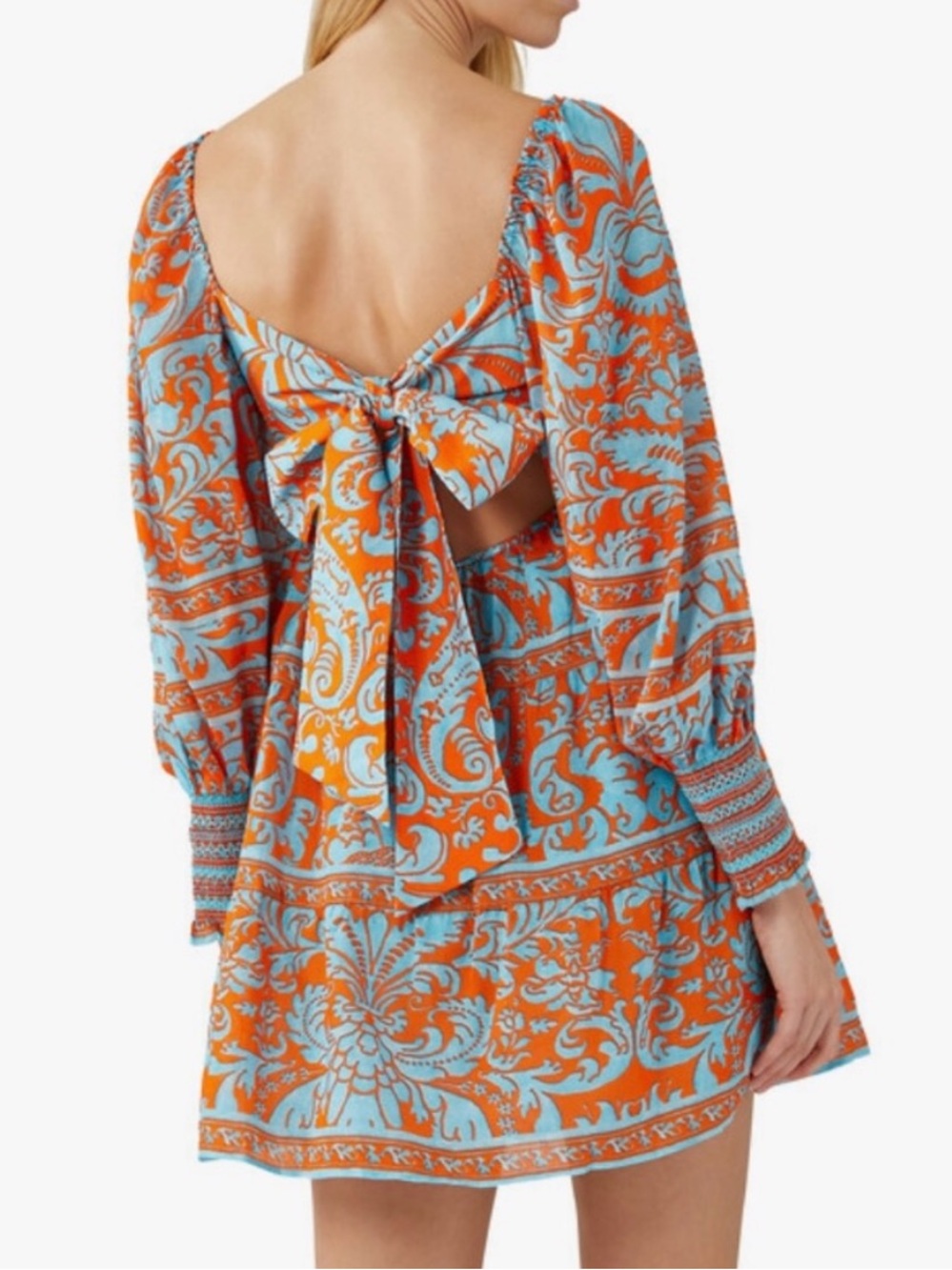 Alice + Olivia Rowen Silk Blend Babydoll Dress! Size M